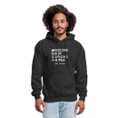 Record. Edit. Upload. Repeat. Cropped Hoodie - charcoal grey