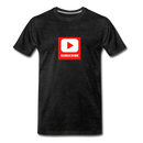 Subscribe Men's Premium T-Shirt - charcoal gray