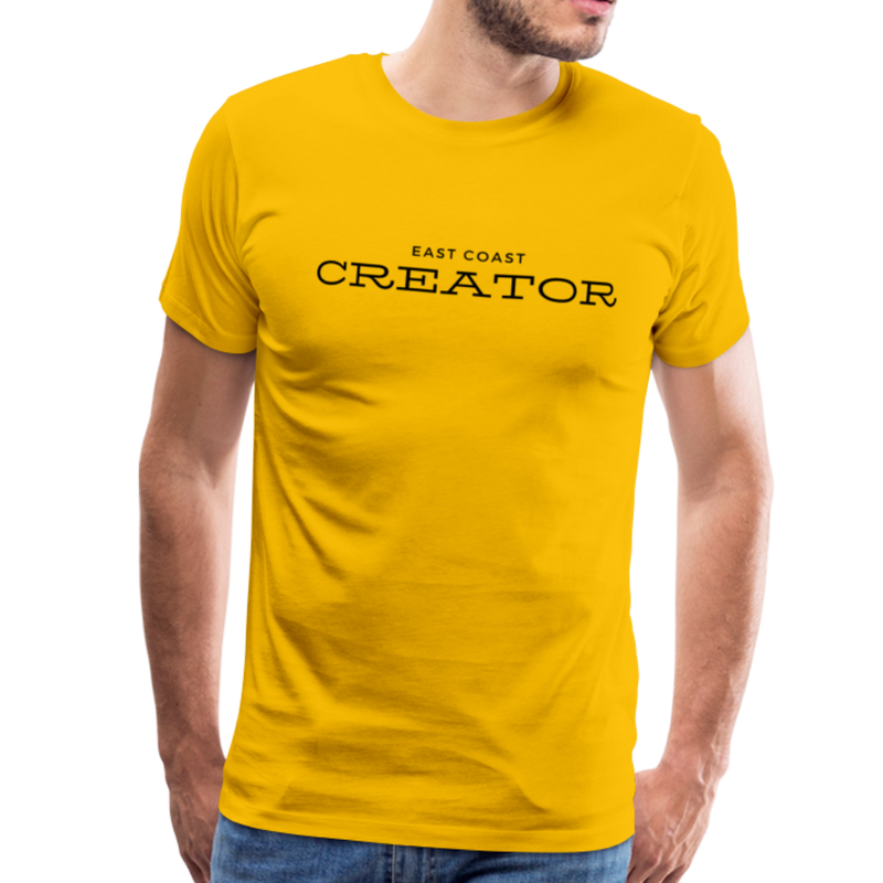 East Coast Creator - Creator Threads - Unisex Premium T-Shirt - sun yellow