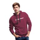 Herbal Remedy Cropped Hoodie - burgundy
