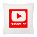 Throw Pillow Cover 18” x 18” - natural white