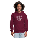 Record. Edit. Upload. Repeat. Cropped Hoodie - burgundy
