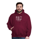 Record. Edit. Upload. Repeat. Cropped Hoodie - burgundy
