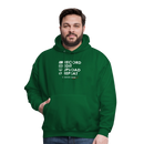 Record. Edit. Upload. Repeat. Cropped Hoodie - forest green