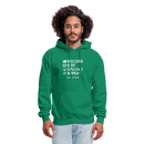 Record. Edit. Upload. Repeat. Cropped Hoodie - kelly green