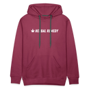 Herbal Remedy Cropped Hoodie - burgundy
