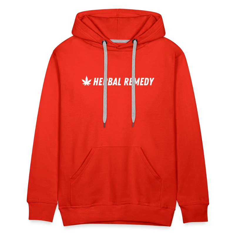 Herbal Remedy Cropped Hoodie - red