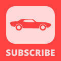 YouTube Car Side View SUBSCRIBE Watermark - Red