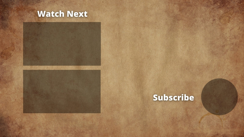 End Screen Template - Parchment