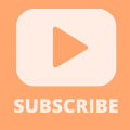 YouTube Subscribe Watermark - Orange
