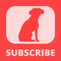 Dog Subscribe SUBSCRIBE Watermark - Red