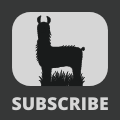 YouTube Gaming Subscribe Watermark - Black Llama