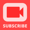 YouTube Subscribe Watermark - Red Vid Camera