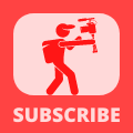 Vlogging Subscribe Watermark - Red