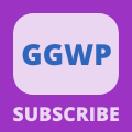 Gaming Subscribe Watermark - GGWP (Good Game, Well Played) - Llama Purple