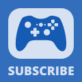 YouTube Gaming Subscribe Watermark - Blue Controller