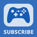 Gaming Subscribe Watermark - Blue Controller