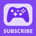 YouTube Gaming Subscribe Watermark - Purple Controller