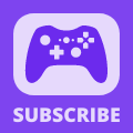 Gaming Subscribe Watermark - Purple Controller