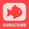 YouTube Guppy SUBSCRIBE Watermark - Red