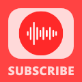 YouTube Music Subscribe Watermark - Red Sound