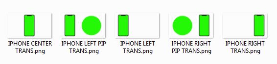 iPhone Overlay Template Bundle
