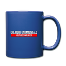 Creator Fundamentals Create Your Freedom Mug - royal blue