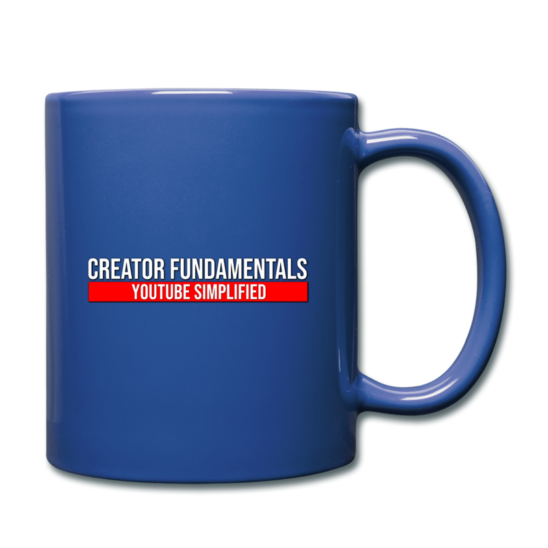 Creator Fundamentals Create Your Freedom Mug - royal blue