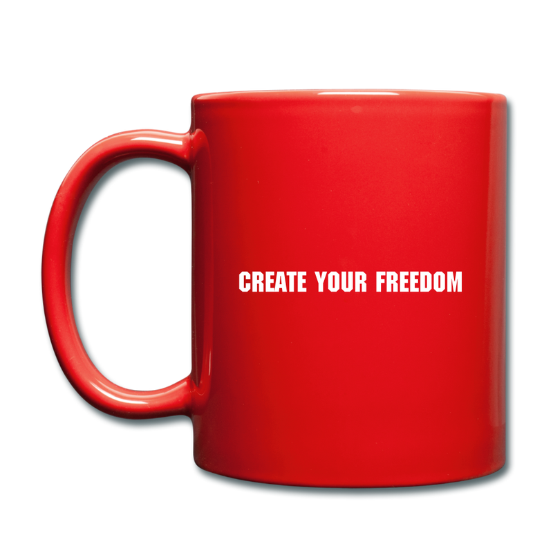 Creator Fundamentals Create Your Freedom Mug - red