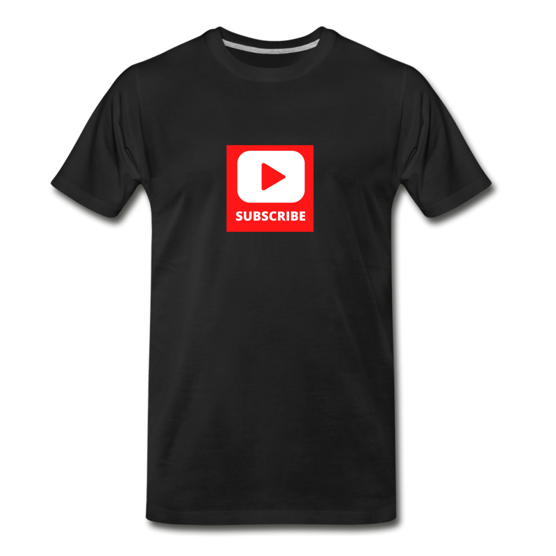 Subscribe Men's Premium T-Shirt - black