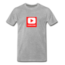 Subscribe Men's Premium T-Shirt - heather gray