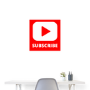 Subscribe Poster 24x24 - white