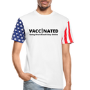 VACCINATE - Going Viral Should Stay Online - Stars & Stripes T-Shirt - white