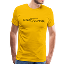 East Coast Creator - Creator Threads - Unisex Premium T-Shirt - sun yellow