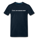 Hey, I'm Vlogging Here! - Unisex Premium T-Shirt - deep navy