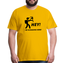 Hey, I'm Vlogging Here! Unisex Premium T-Shirt - sun yellow