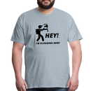 Hey, I'm Vlogging Here! Unisex Premium T-Shirt - heather ice blue